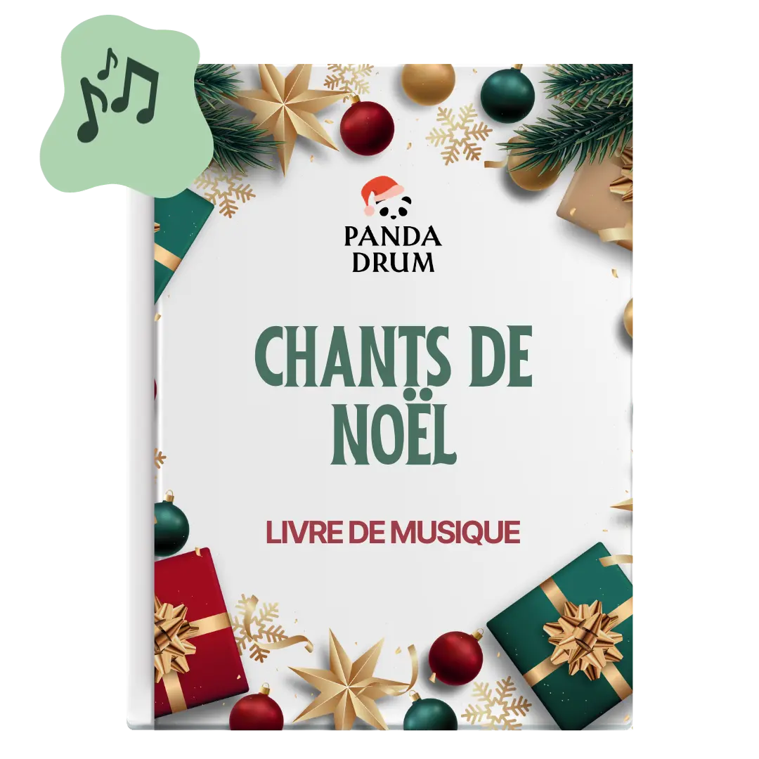Partition Noël pour Panda Drum • PRO - 10 morceaux (PDF)